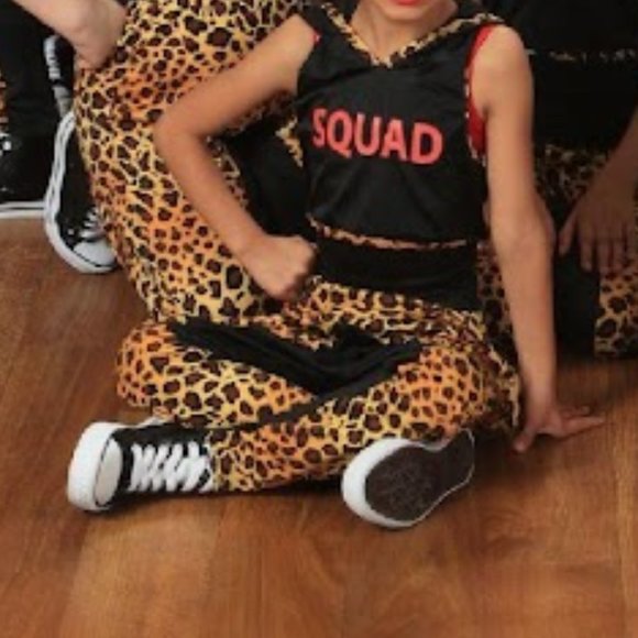 🔥 Cheetah Hip Hop Costume – 3 Piece Set * Child Small - Picture 5 of 6